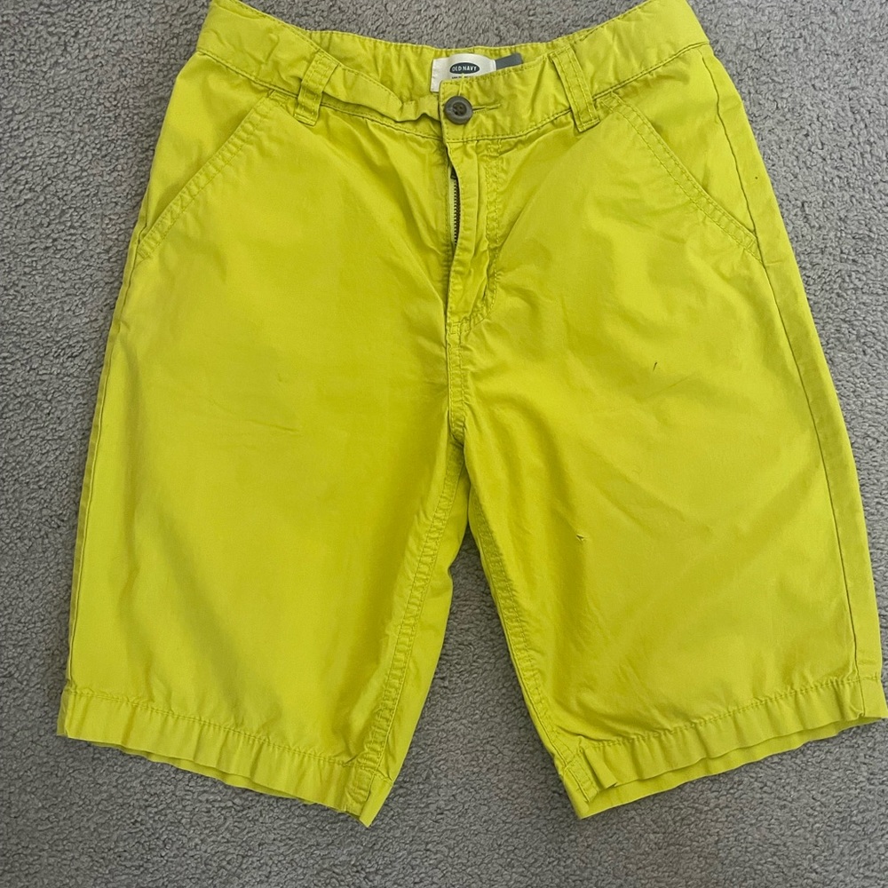 Fluorescent green Old Navy Shorts Boys Size 10